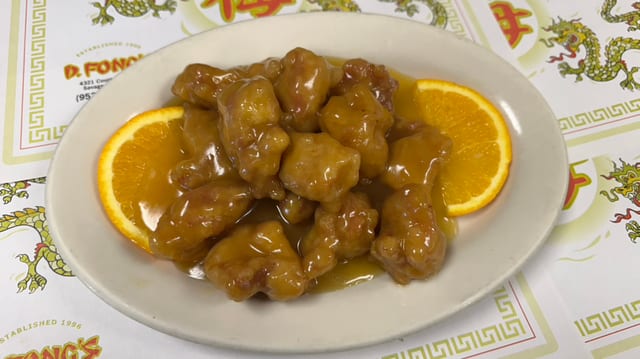 Orange Chicken.