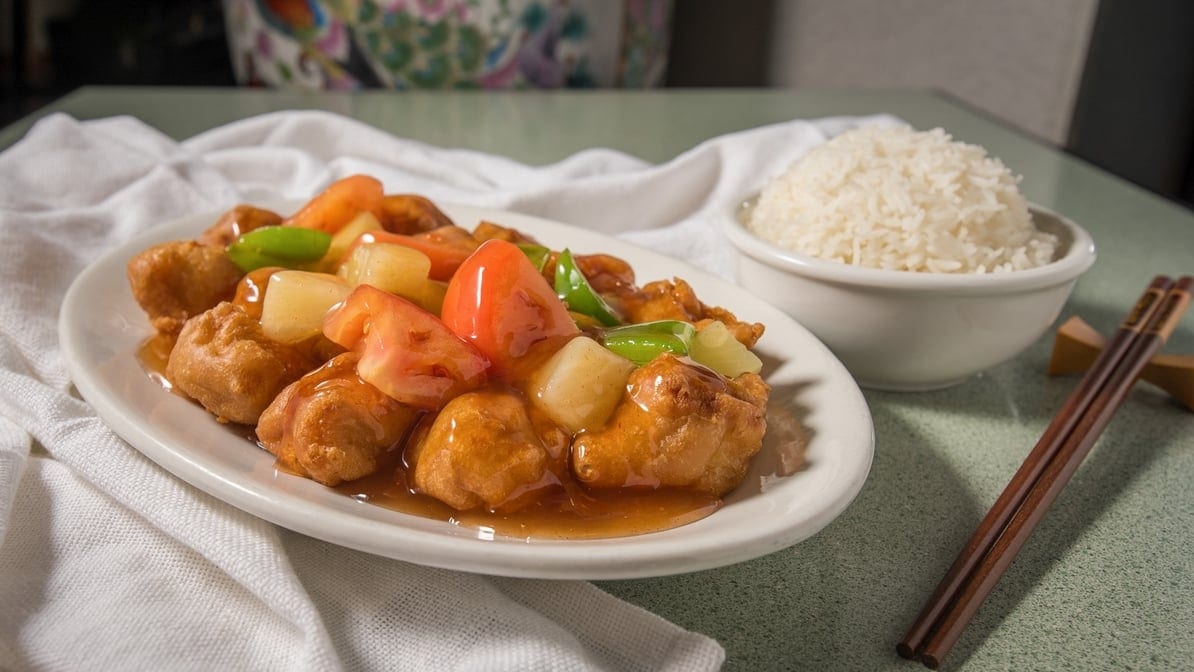 Lunchbox # 6 - Sweet & Sour Chicken.