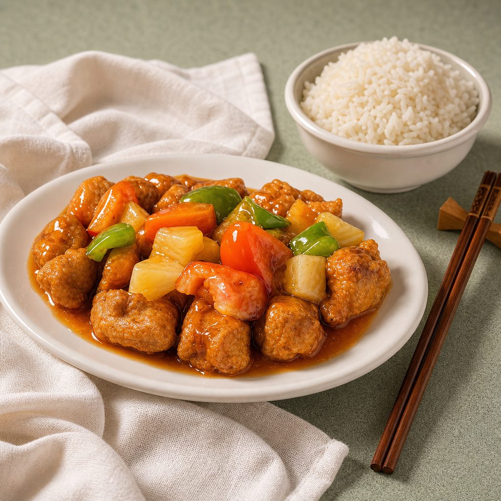 Lunchbox # 6 - Sweet & Sour Chicken.