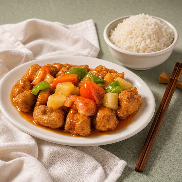 Lunchbox # 6 - Sweet & Sour Chicken.