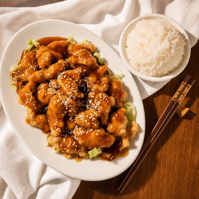 Sesame Chicken.