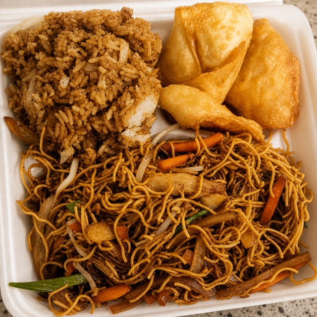 Combo F - Chicken Lo Mein.
